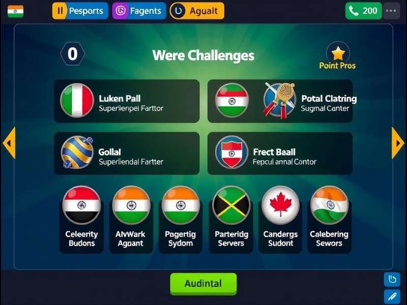 Point Pros gameplay interface showing various challenges